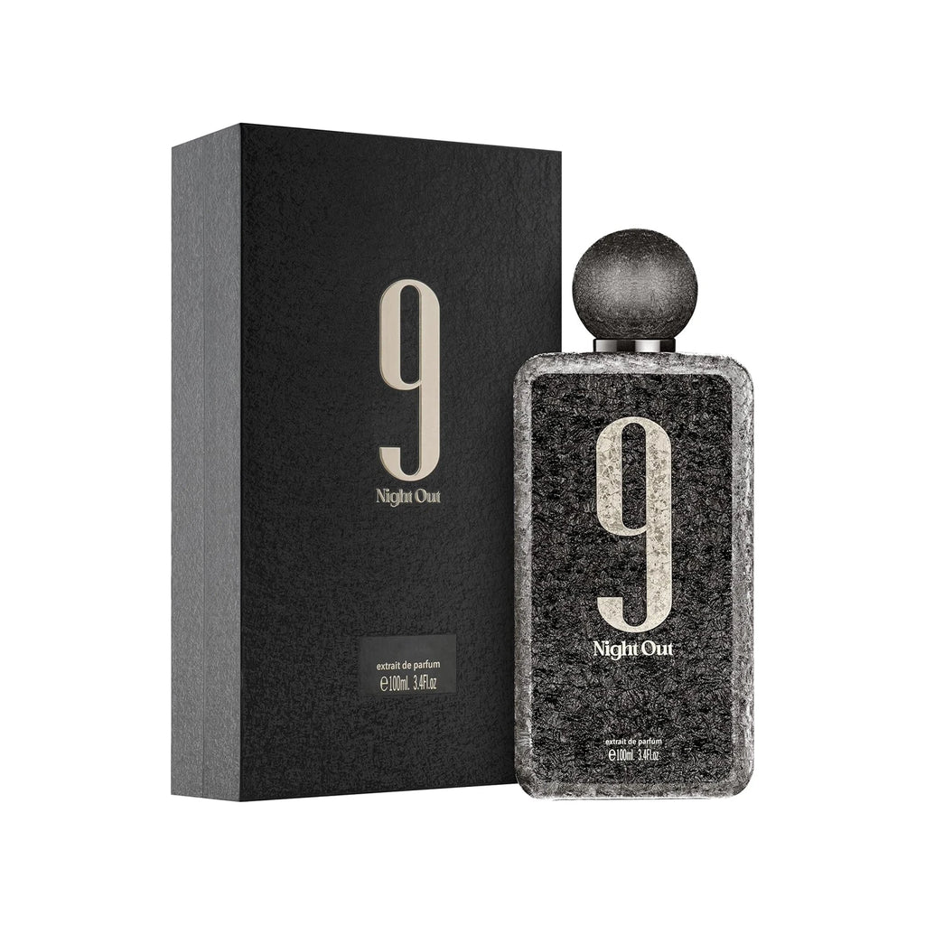 Afnan 9 PM Night Out Extrait de Parfum for Unisex –  3.4 fl oz