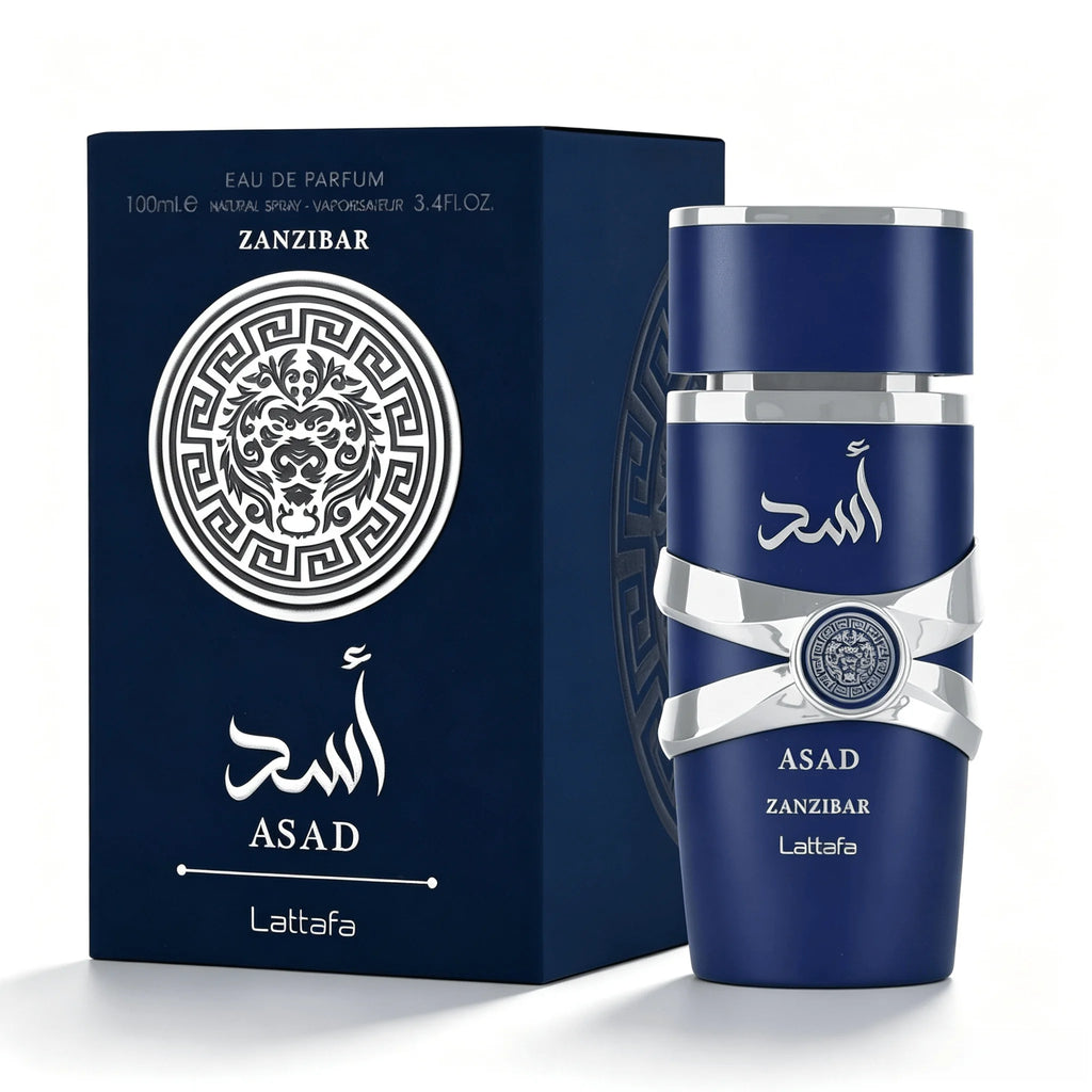 Lattafa Asad Zanzibar - 3.4oz Fresh & Spicy Vanilla Coconut Eau De Parfum - Limited Stock!